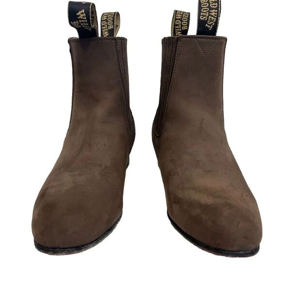 Wild West Brown Suede Boots‎ Women’s Size 9/Mexico 26 - Picture 4 of 10
